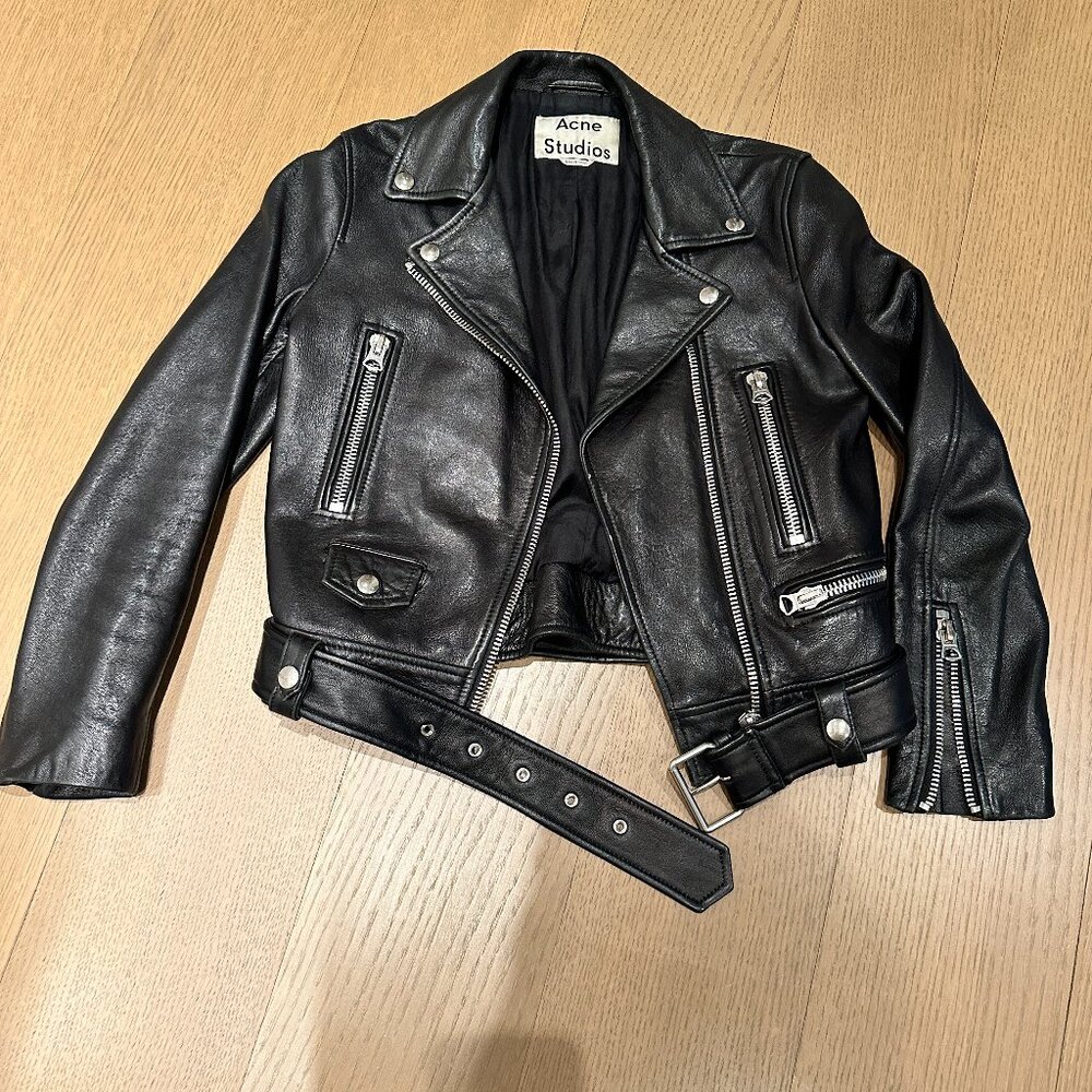 Acne Studios Zipped Biker Jacket (SZ 34)